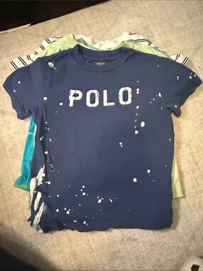 BUNDLE Toddler Boys 6 Short Sleeve T-Shirts